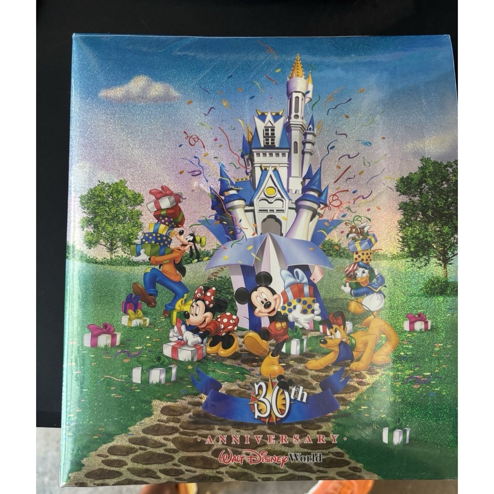 NEW Walt Disney World 30th Anniversary 2001 40 Page Photo Album‎ ~ 10" x 12"h